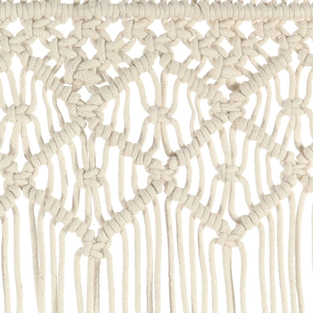 vidaXL Perdea macrame, 140 x 240 cm, bumbac