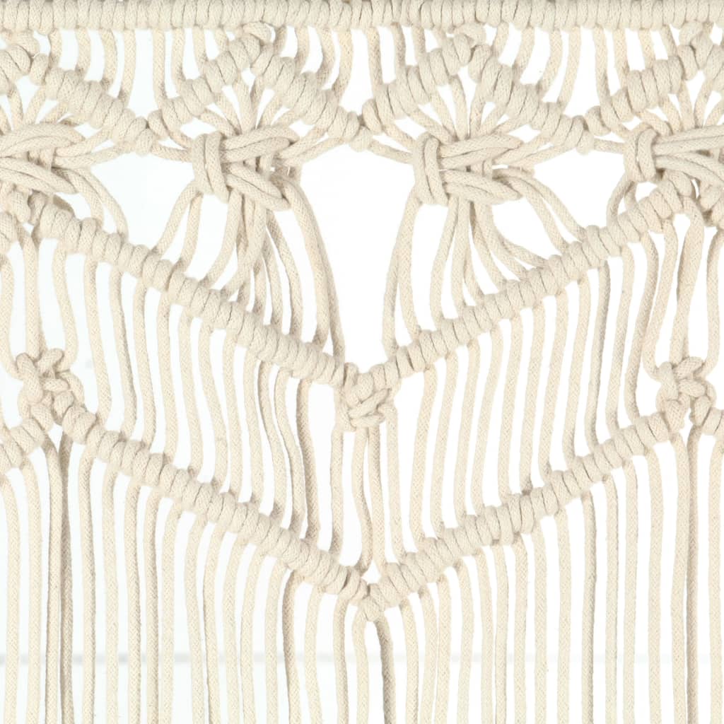 vidaXL Perdea macrame, 140 x 240 cm, bumbac vidaXL Perdea macrame, 140 x 240 cm, bumbac