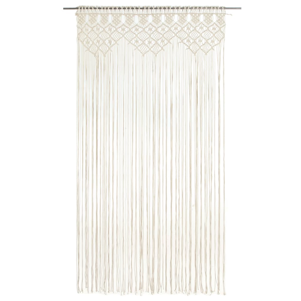 vidaXL Perdea macrame, 140 x 240 cm, bumbac vidaXL Perdea macrame, 140 x 240 cm, bumbac