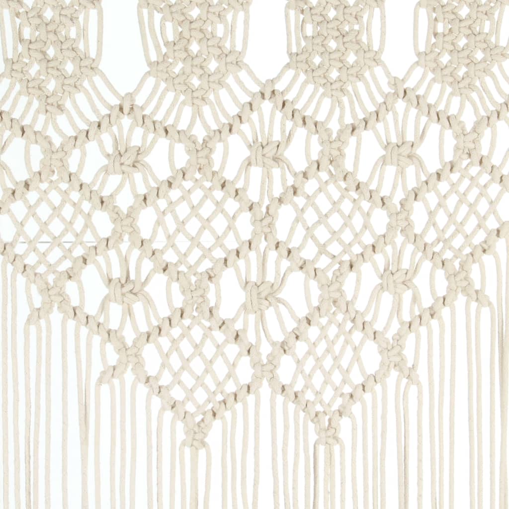 vidaXL Perdea macrame, 140 x 240 cm, bumbac vidaXL Perdea macrame, 140 x 240 cm, bumbac
