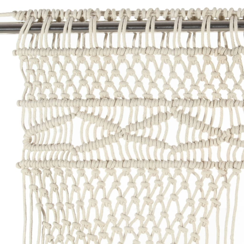 vidaXL Perdea macrame, 140 x 240 cm, bumbac vidaXL Perdea macrame, 140 x 240 cm, bumbac