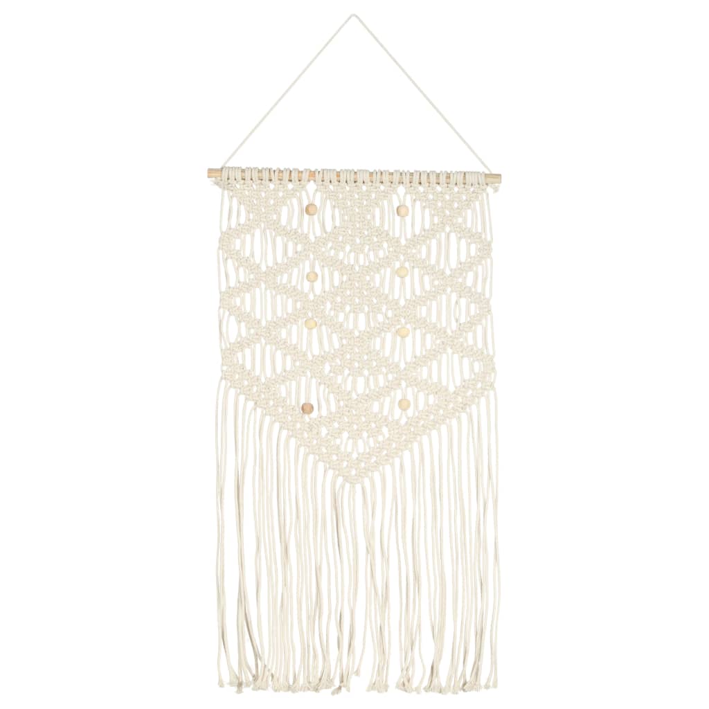 vidaXL Cuier de perete Macrame, 40x80, bumbac vidaXL Cuier de perete Macrame, 40x80, bumbac