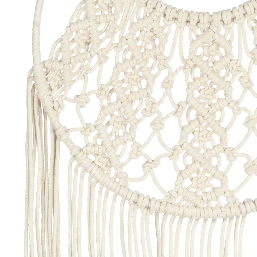 vidaXL Cuier de perete din macrame, 40x80, bumbac vidaXL Cuier de perete din macrame, 40x80, bumbac