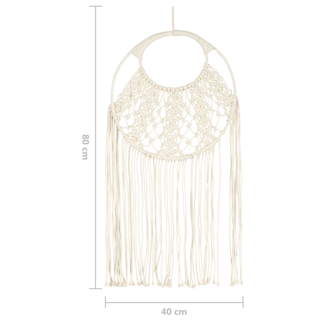 vidaXL Cuier de perete din macrame, 40x80, bumbac vidaXL Cuier de perete din macrame, 40x80, bumbac