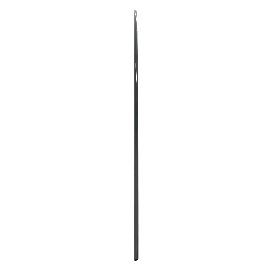 vidaXL Placă de sticlă pentru șemineu, semi-rotundă, 1000x600 mm vidaXL Placă de sticlă pentru șemineu, semi-rotundă, 1000x600 mm