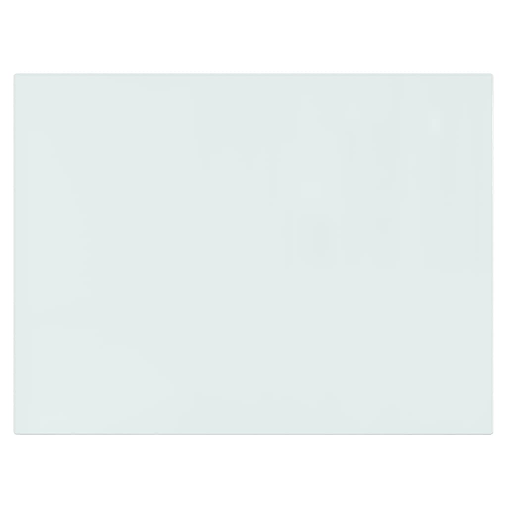 vidaXL Placă de sticlă pentru șemineu, dreptunghiulară, 80x60 cm