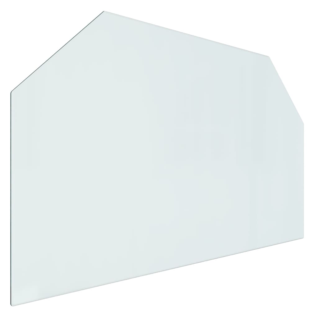vidaXL Placă de sticlă pentru șemineu, hexagonală, 100x60 cm vidaXL Placă de sticlă pentru șemineu, hexagonală, 100x60 cm