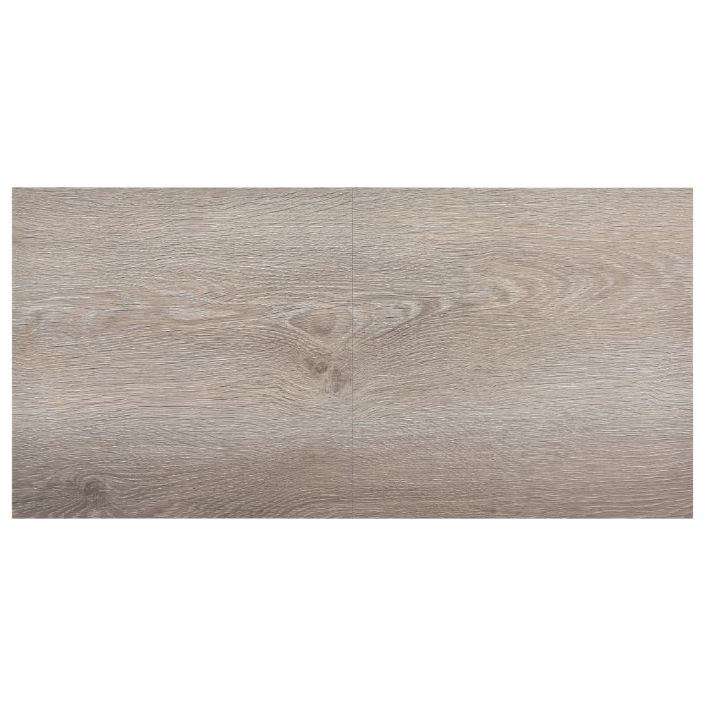 vidaXL Plăci de pardoseală autoadezive 55 buc. gri taupe PVC 5,11 m²