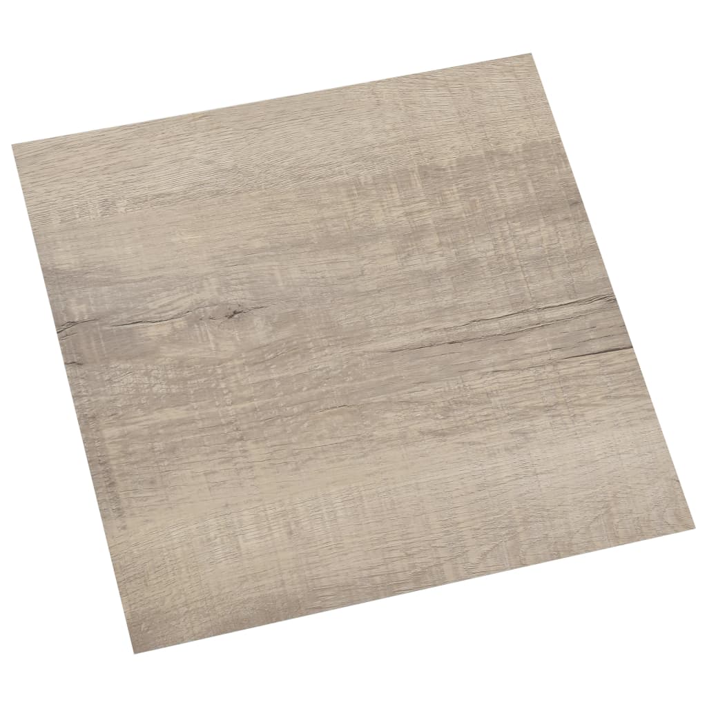 vidaXL Plăci de pardoseală autoadezive 55 buc. gri taupe PVC 5,11 m² vidaXL Plăci de pardoseală autoadezive 55 buc. gri taupe PVC 5,11 m²