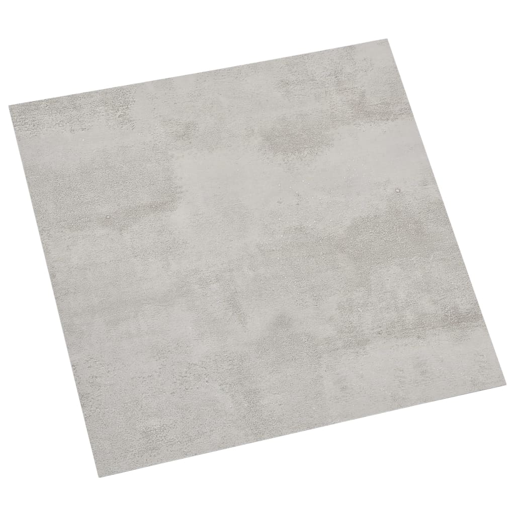 vidaXL Plăci pardoseală autoadezive 55 buc. gri deschis PVC 5,11 m² vidaXL Plăci pardoseală autoadezive 55 buc. gri deschis PVC 5,11 m²