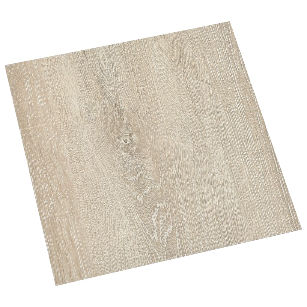 vidaXL Plăci de pardoseală autoadezive, 55 buc., bej, PVC, 5,11 m² vidaXL Plăci de pardoseală autoadezive, 55 buc., bej, PVC, 5,11 m²