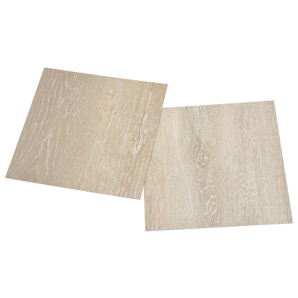 vidaXL Plăci de pardoseală autoadezive, 55 buc., bej, PVC, 5,11 m² vidaXL Plăci de pardoseală autoadezive, 55 buc., bej, PVC, 5,11 m²
