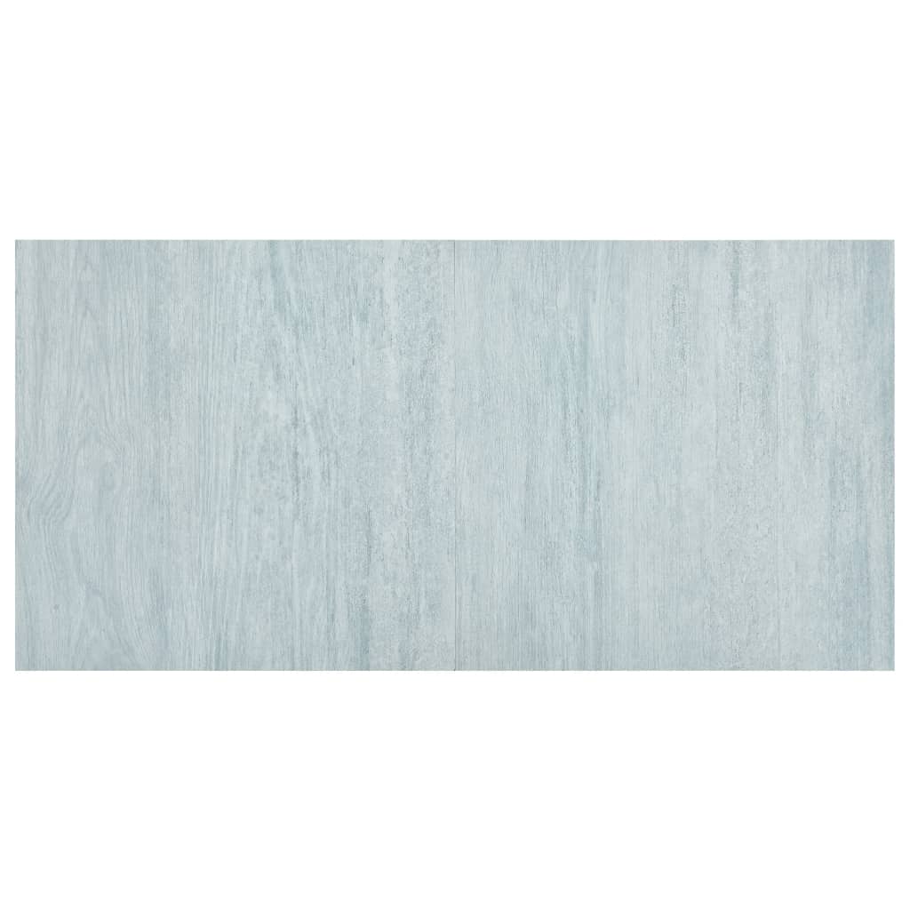 vidaXL Plăci de pardoseală autoadezive, 55 buc., verde, PVC, 5,11 m²