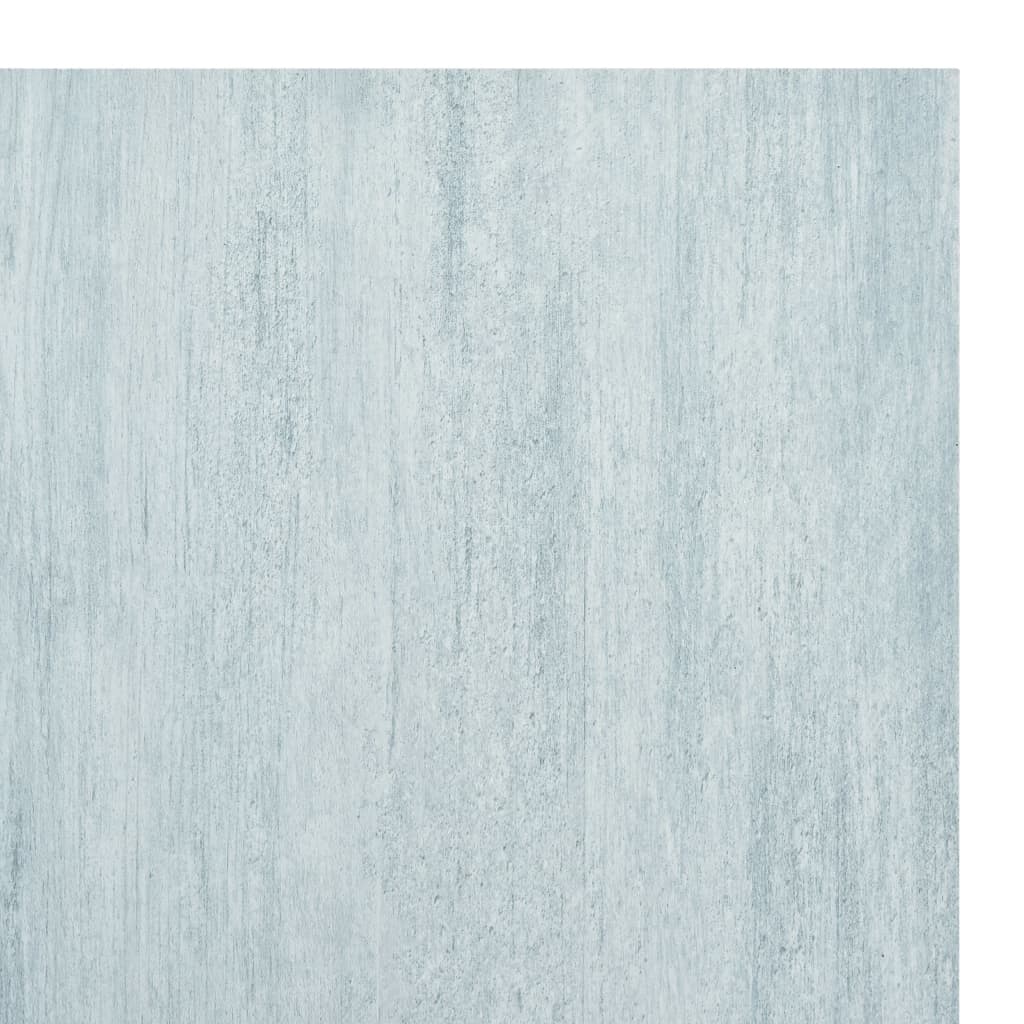 vidaXL Plăci de pardoseală autoadezive, 55 buc., verde, PVC, 5,11 m²