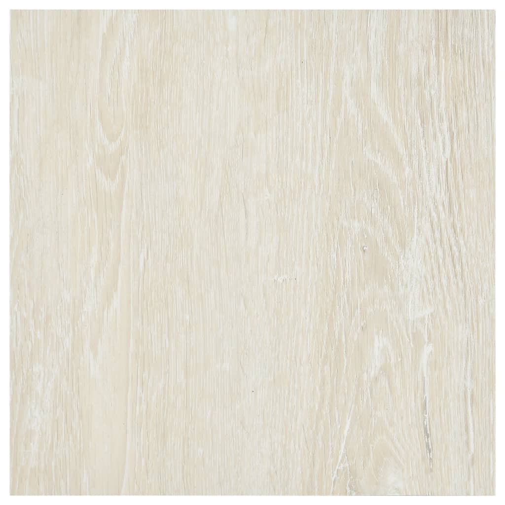 vidaXL Plăci de pardoseală autoadezive, 55 buc., crem, 5,11 m², PVC vidaXL Plăci de pardoseală autoadezive, 55 buc., crem, 5,11 m², PVC