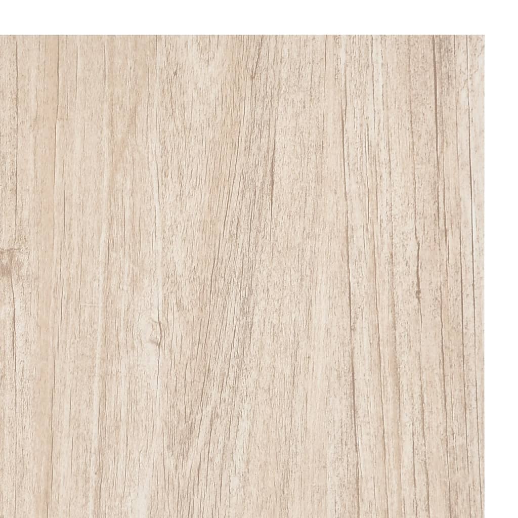 vidaXL Plăci de pardoseală autoadezive 55 buc. maro deschis PVC 5,11m² vidaXL Plăci de pardoseală autoadezive 55 buc. maro deschis PVC 5,11m²