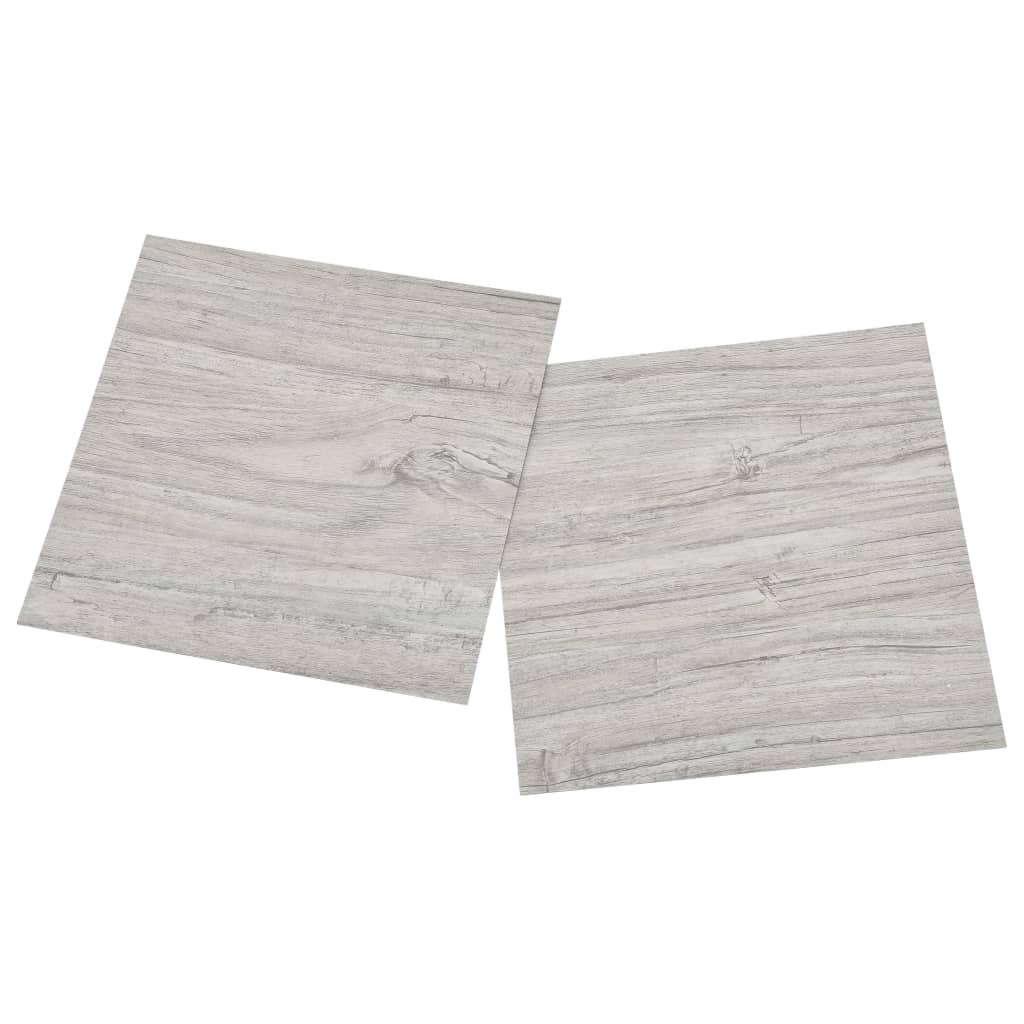 vidaXL Plăci pardoseală autoadezive 55 buc. gri deschis PVC 5,11 m² vidaXL Plăci pardoseală autoadezive 55 buc. gri deschis PVC 5,11 m²