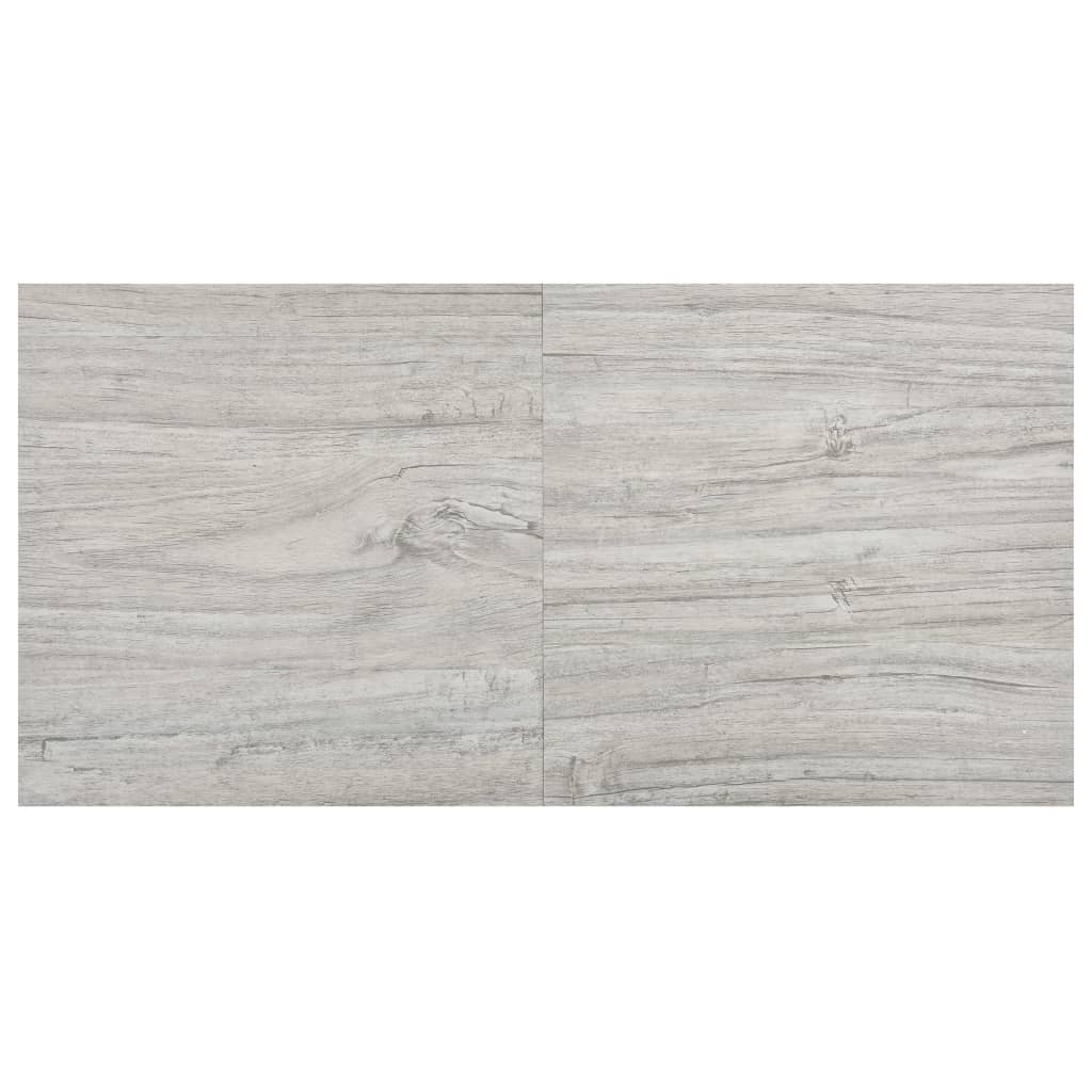 vidaXL Plăci pardoseală autoadezive 55 buc. gri deschis PVC 5,11 m² vidaXL Plăci pardoseală autoadezive 55 buc. gri deschis PVC 5,11 m²