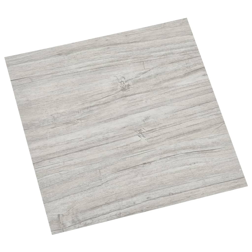 vidaXL Plăci pardoseală autoadezive 55 buc. gri deschis PVC 5,11 m² vidaXL Plăci pardoseală autoadezive 55 buc. gri deschis PVC 5,11 m²