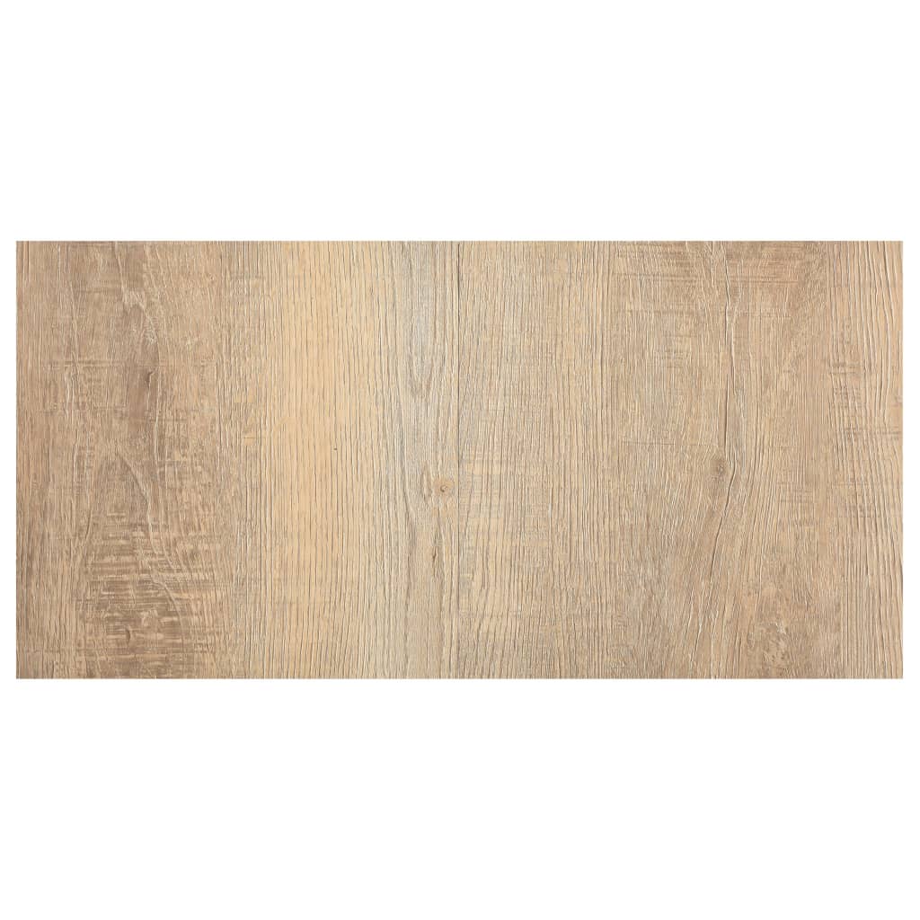 vidaXL Plăci de pardoseală autoadezive, 55 buc., maro, PVC, 5,11 m² vidaXL Plăci de pardoseală autoadezive, 55 buc., maro, PVC, 5,11 m²