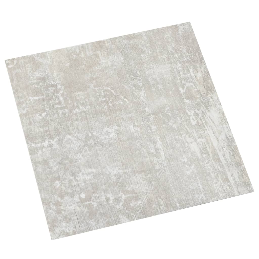 vidaXL Plăci pardoseală autoadezive 55 buc. gri deschis PVC 5,11 m² vidaXL Plăci pardoseală autoadezive 55 buc. gri deschis PVC 5,11 m²