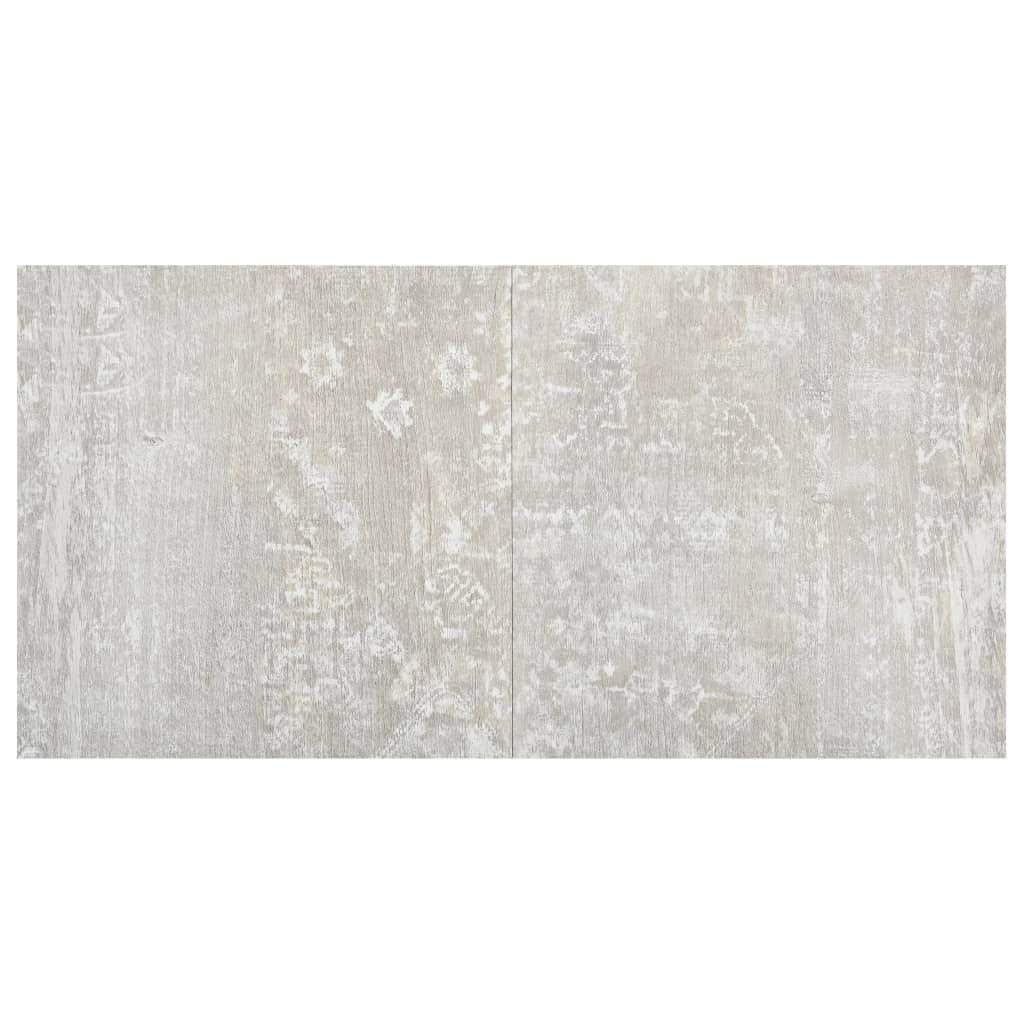 vidaXL Plăci pardoseală autoadezive 55 buc. gri deschis PVC 5,11 m² vidaXL Plăci pardoseală autoadezive 55 buc. gri deschis PVC 5,11 m²
