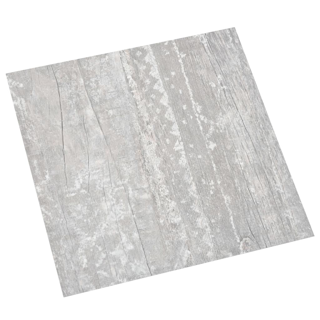 vidaXL Plăci de pardoseală autoadezive, 55 buc., gri, PVC, 5,11 m² vidaXL Plăci de pardoseală autoadezive, 55 buc., gri, PVC, 5,11 m²