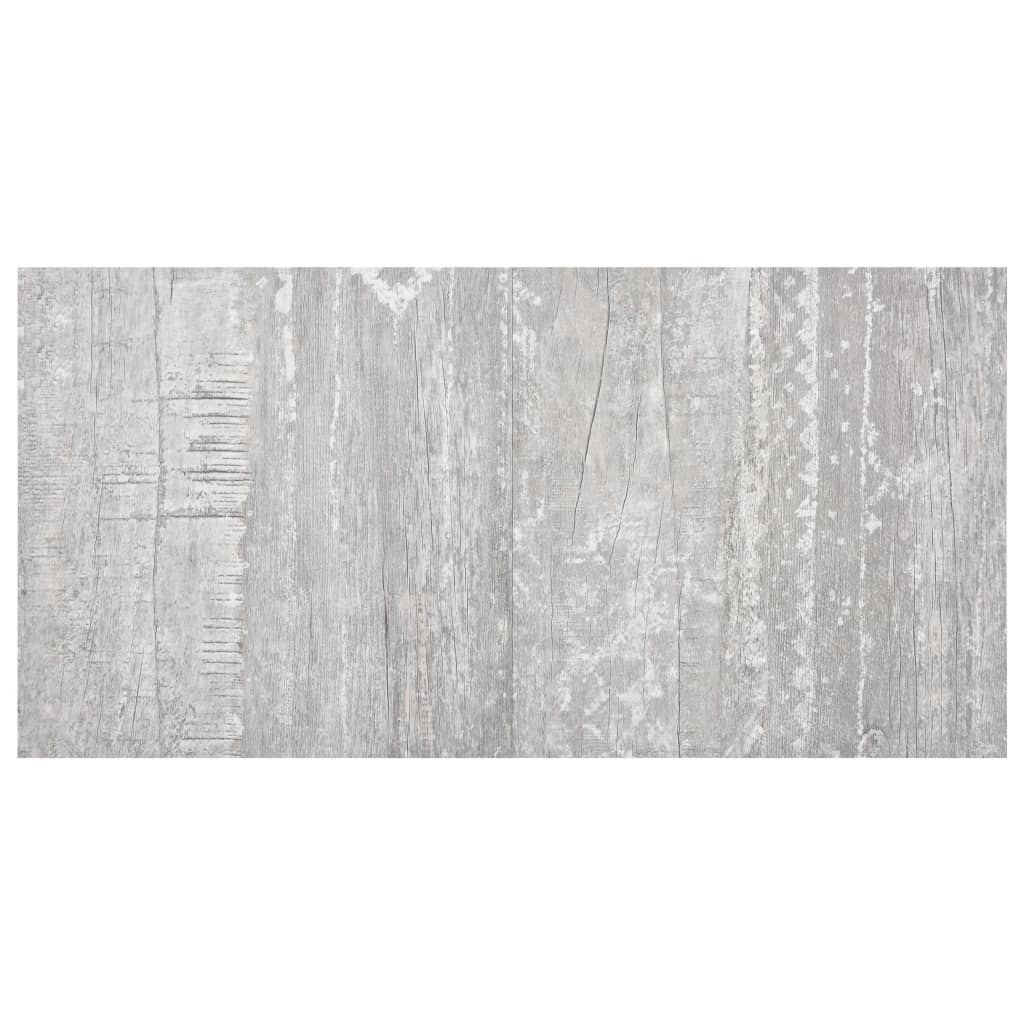 vidaXL Plăci de pardoseală autoadezive, 55 buc., gri, PVC, 5,11 m² vidaXL Plăci de pardoseală autoadezive, 55 buc., gri, PVC, 5,11 m²