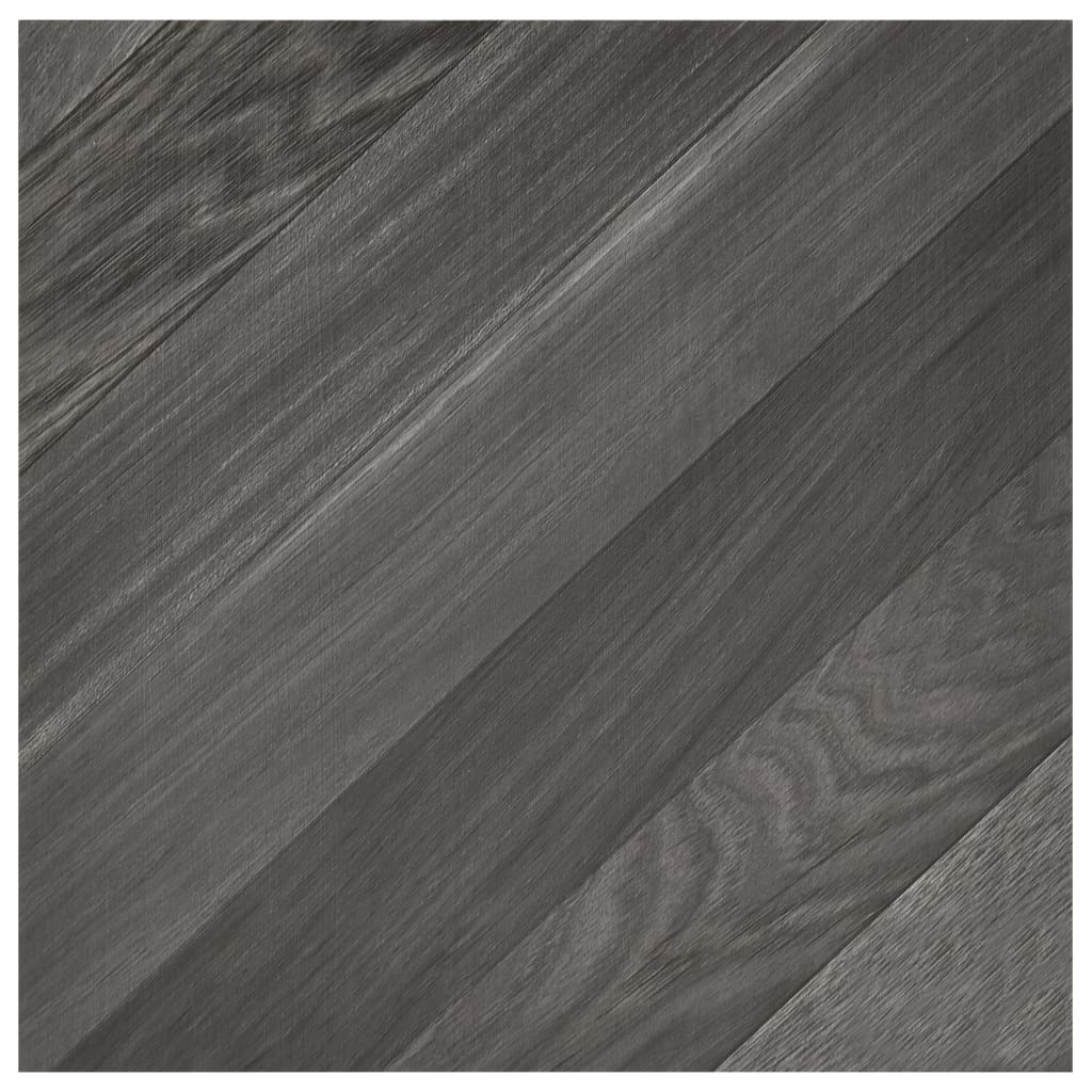 vidaXL Plăci pardoseală autoadezive 55 buc. gri PVC dungi 5,11 m² vidaXL Plăci pardoseală autoadezive 55 buc. gri PVC dungi 5,11 m²