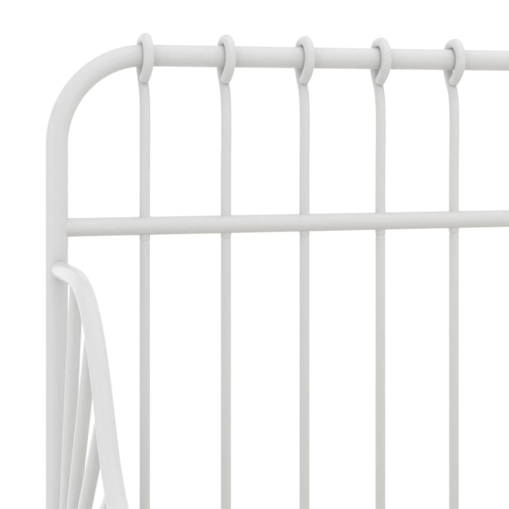 vidaXL Cadru de pat extensibil, gri, 80x130/200 cm, metal vidaXL Cadru de pat extensibil, gri, 80x130/200 cm, metal