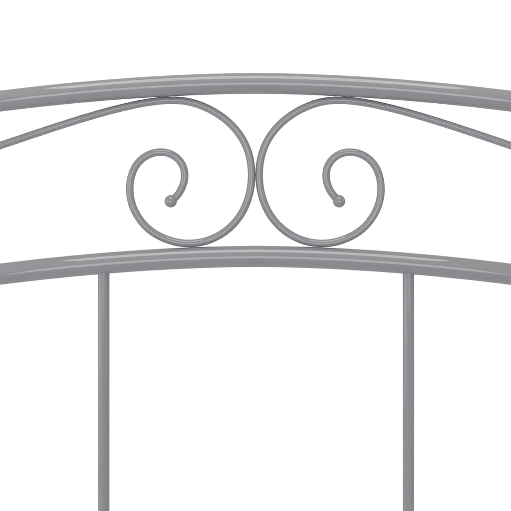 vidaXL Cadru de pat fără saltea, gri, 140 x 200 cm, metal vidaXL Cadru de pat fără saltea, gri, 140 x 200 cm, metal
