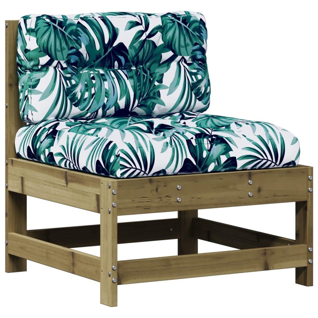 vidaXL Set mobilier de grădină cu perne, 8 piese, lemn de pin tratat vidaXL Set mobilier de grădină cu perne, 8 piese, lemn de pin tratat