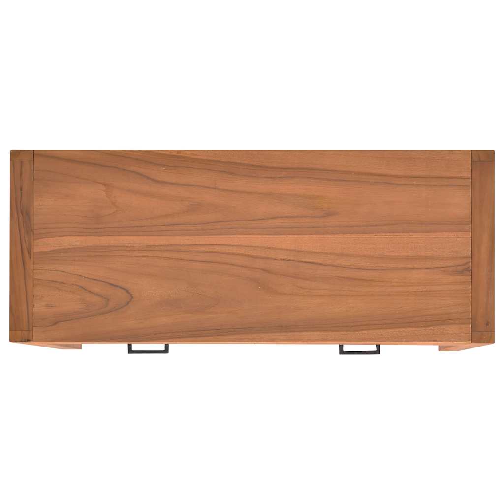 vidaXL Comodă TV, 100 x 40 x 45 cm, lemn de tec