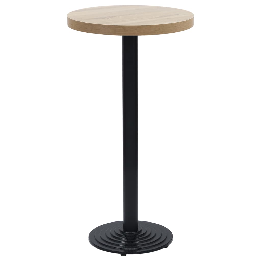 vidaXL Picior masă de bistro, negru,Ø43x107 cm, fontă
