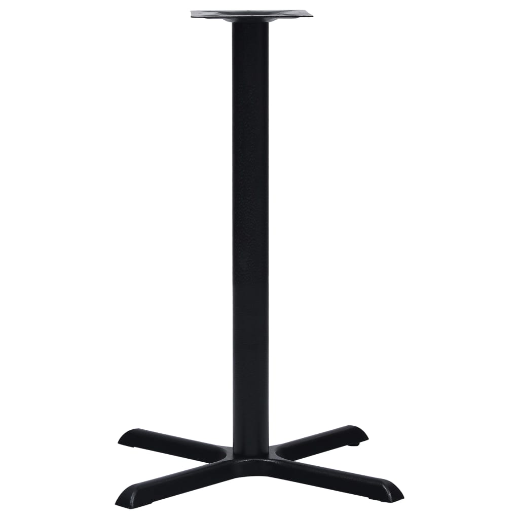 vidaXL Picior masă de bistro, negru, 76 x 76 x 107 cm, fontă