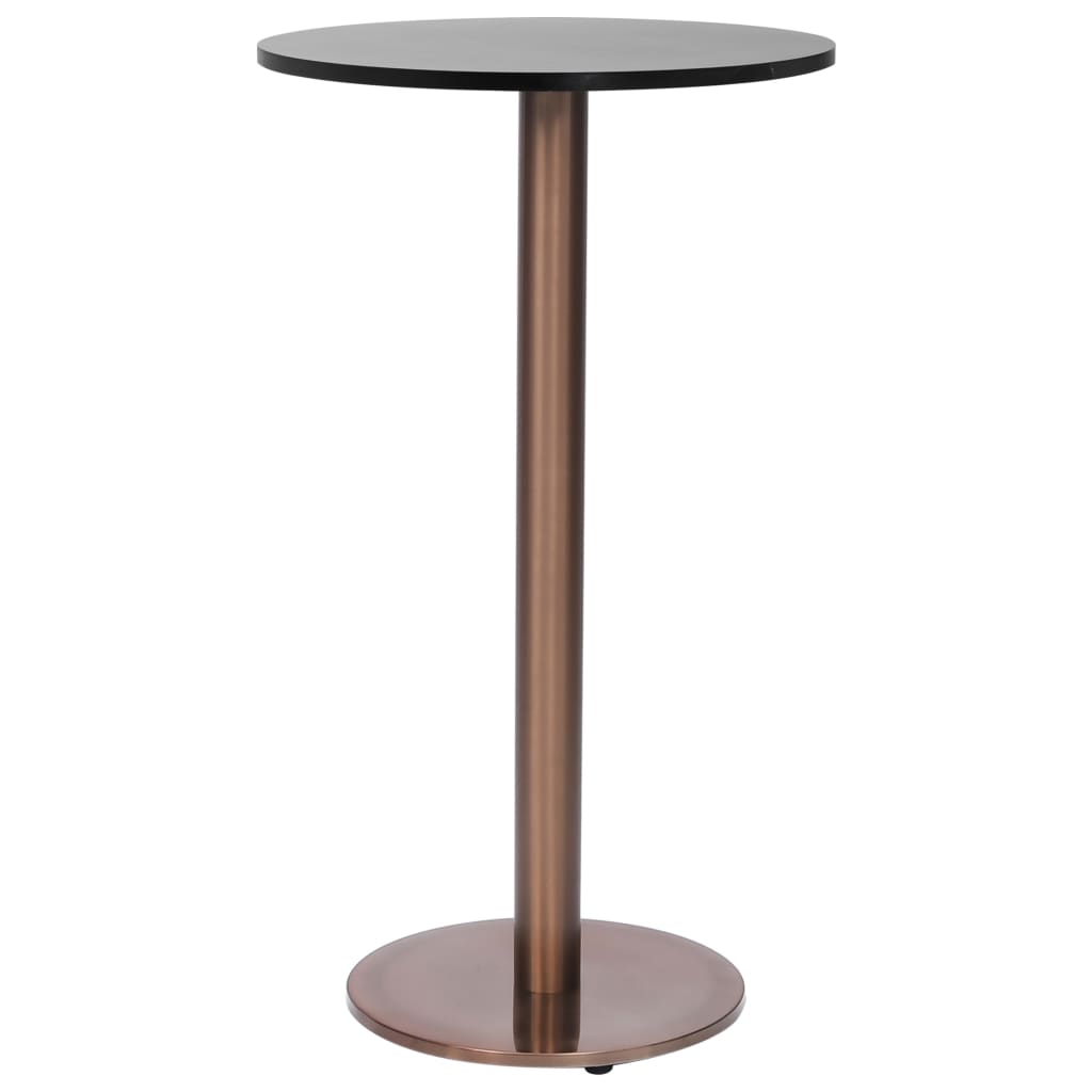 vidaXL Picior masă de bistro, auriu, Ø45x107 cm, oțel inoxidabil