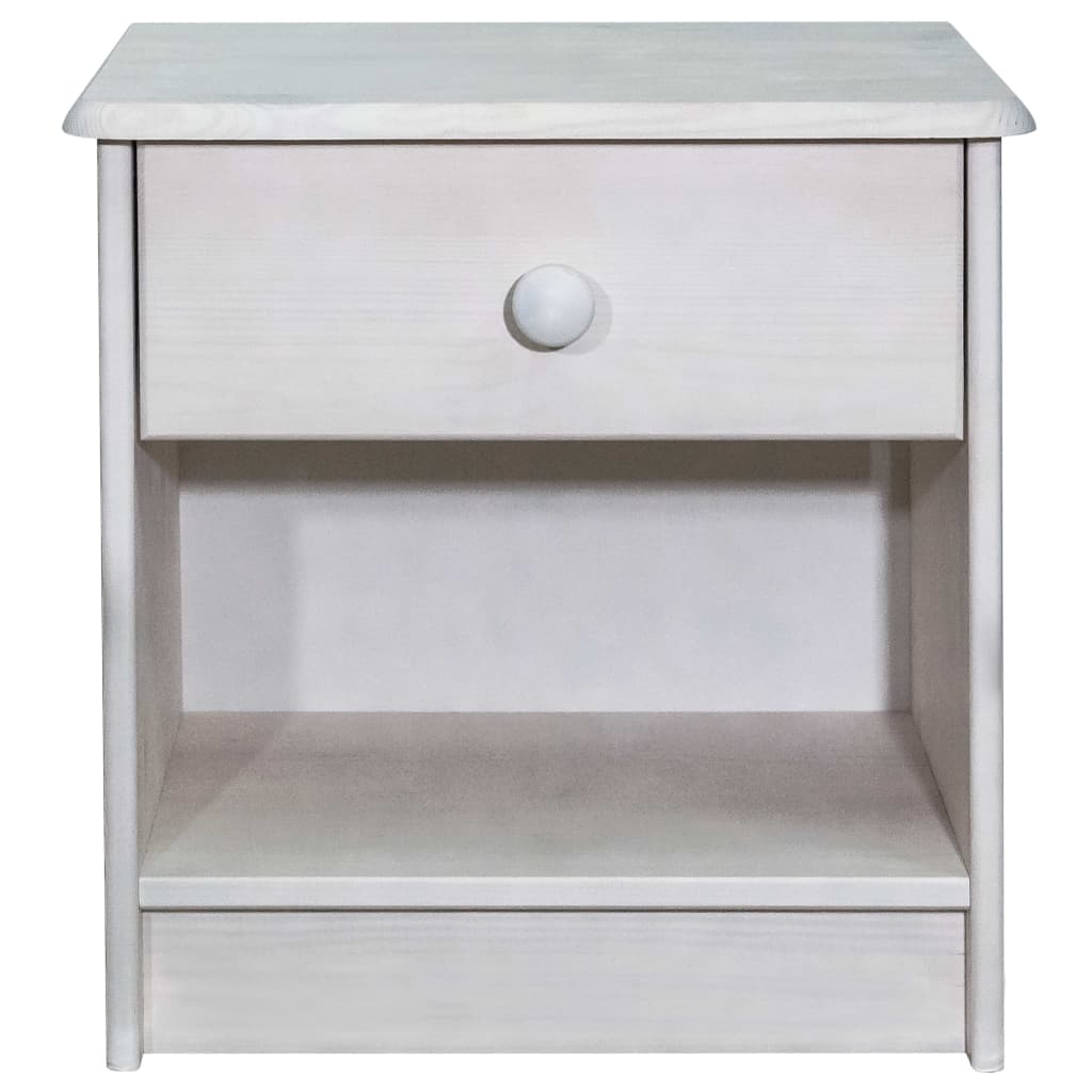 vidaXL Noptieră, 41x30x42 cm, lemn masiv de pin