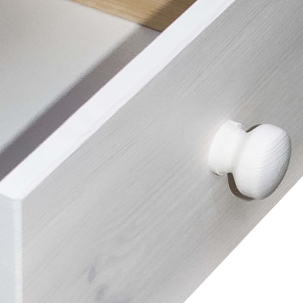 vidaXL Noptieră, 41x30x42 cm, lemn masiv de pin