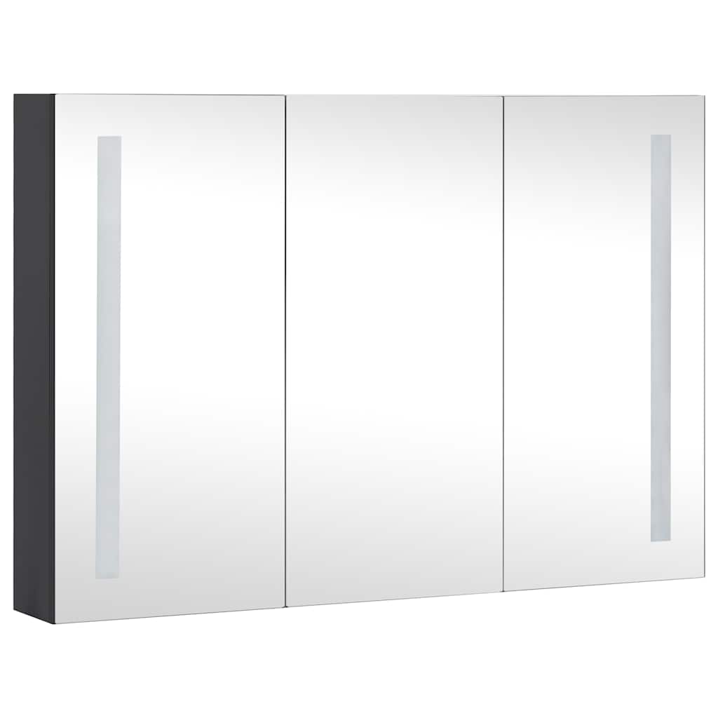 vidaXL Dulap de baie cu oglindă și LED, 89x14x62 cm vidaXL Dulap de baie cu oglindă și LED, 89x14x62 cm