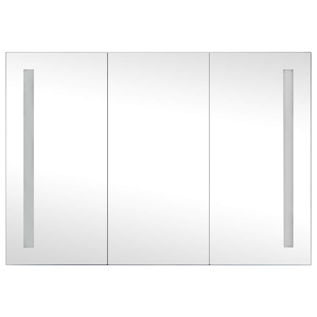 vidaXL Dulap de baie cu oglindă și LED, 89x14x62 cm vidaXL Dulap de baie cu oglindă și LED, 89x14x62 cm
