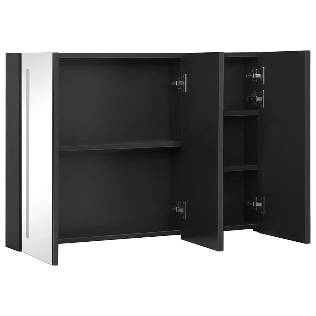 vidaXL Dulap de baie cu oglindă și LED, 89x14x62 cm vidaXL Dulap de baie cu oglindă și LED, 89x14x62 cm