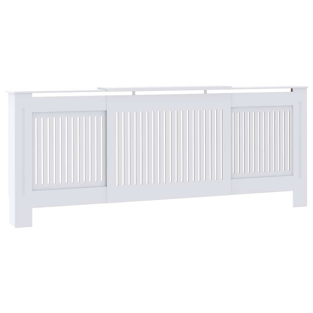 vidaXL Mască pentru calorifer, alb, 205 cm, MDF vidaXL Mască pentru calorifer, alb, 205 cm, MDF