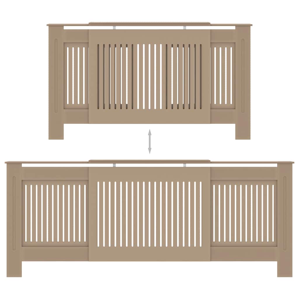 vidaXL Mască pentru calorifer, 205 cm, MDF vidaXL Mască pentru calorifer, 205 cm, MDF