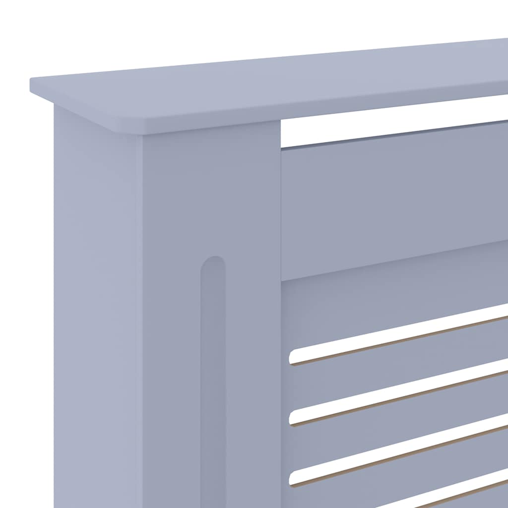 vidaXL Mască pentru calorifer, gri, 205 cm, MDF vidaXL Mască pentru calorifer, gri, 205 cm, MDF