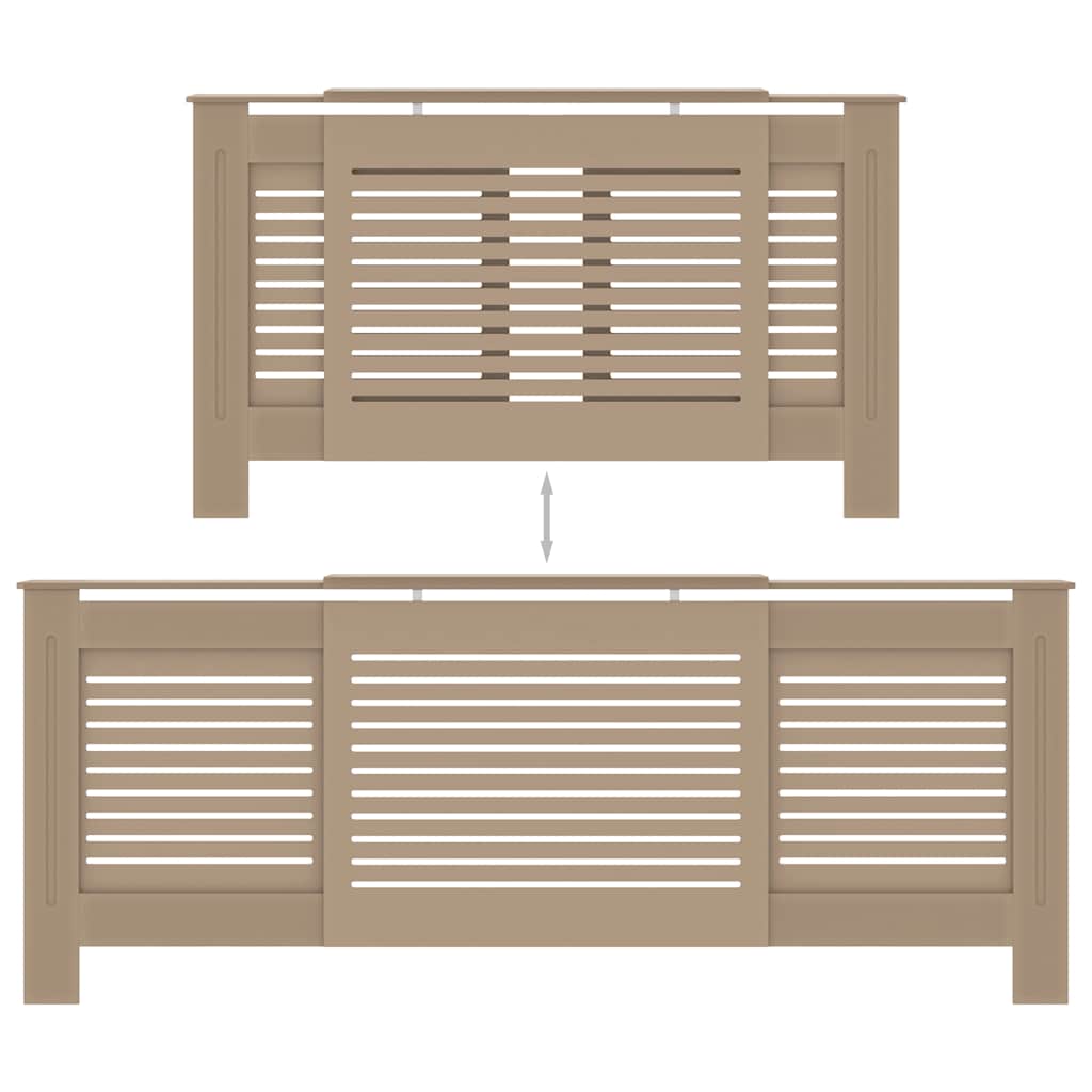 vidaXL Mască pentru calorifer, 205 cm, MDF