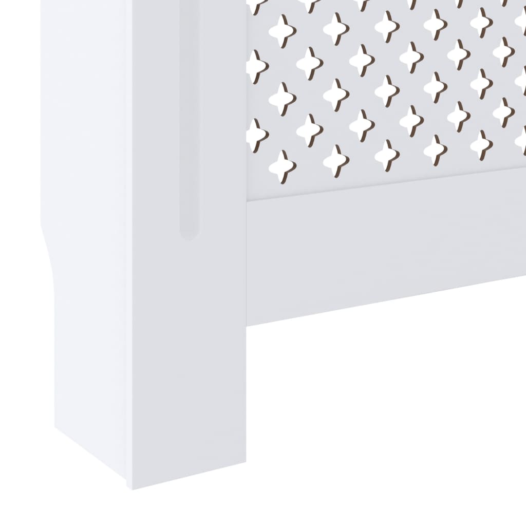vidaXL Mască pentru calorifer, alb, 205 cm, MDF vidaXL Mască pentru calorifer, alb, 205 cm, MDF