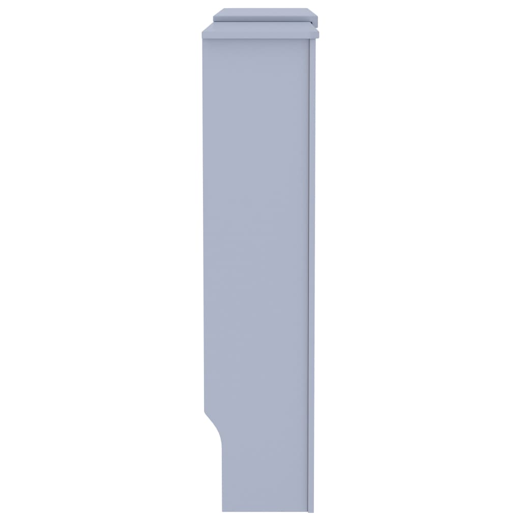 vidaXL Mască pentru calorifer, gri, 205 cm, MDF vidaXL Mască pentru calorifer, gri, 205 cm, MDF