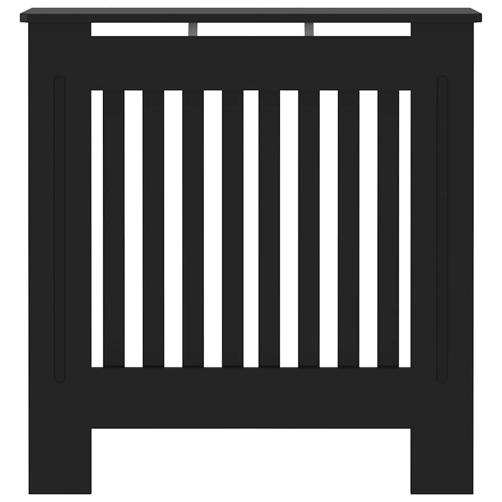 vidaXL Mască pentru calorifer, negru, 78 cm, MDF vidaXL Mască pentru calorifer, negru, 78 cm, MDF