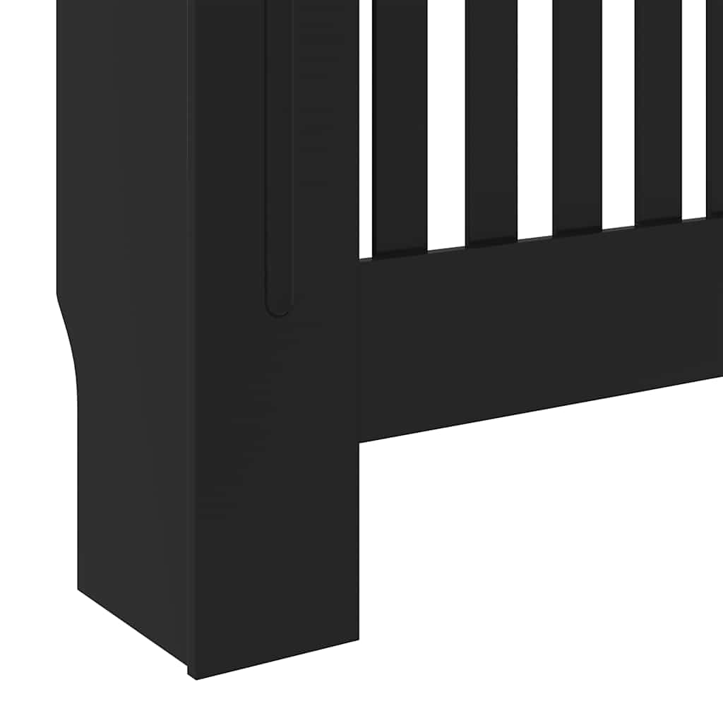 vidaXL Mască pentru calorifer, negru, 78 cm, MDF vidaXL Mască pentru calorifer, negru, 78 cm, MDF