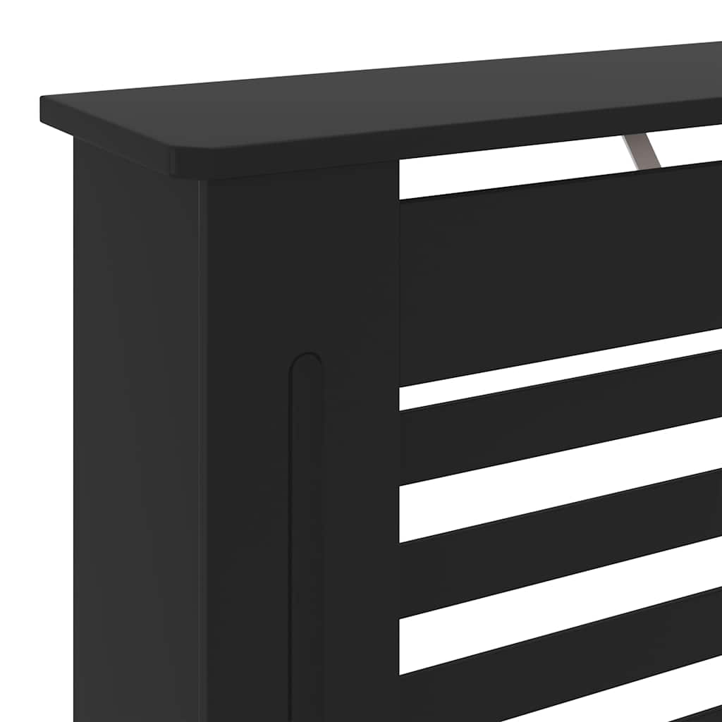 vidaXL Mască pentru calorifer, negru, 78 cm, MDF vidaXL Mască pentru calorifer, negru, 78 cm, MDF